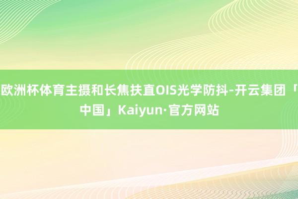 欧洲杯体育主摄和长焦扶直OIS光学防抖-开云集团「中国」Kaiyun·官方网站